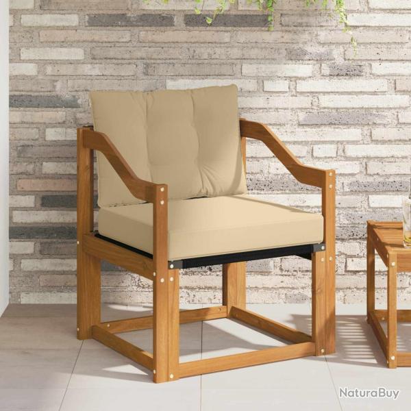 Canap� d'ext�rieur Bois d'acacia massif et Textil�ne Naturel