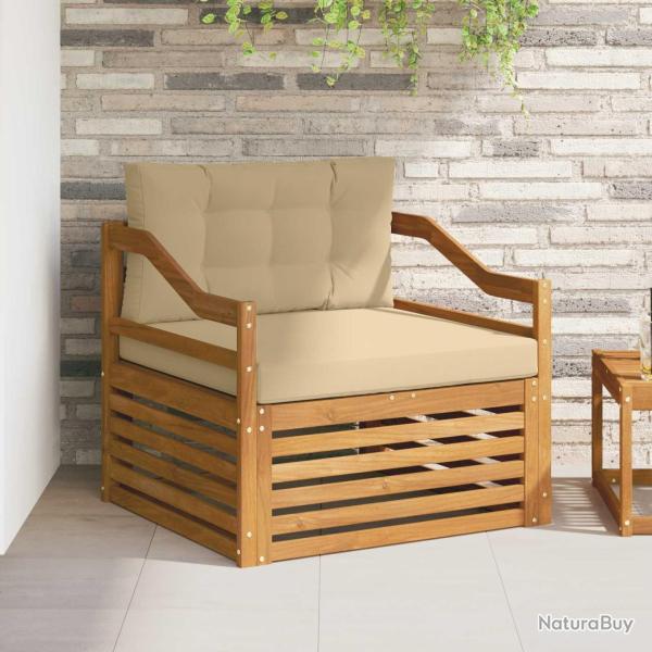 Ensemble de canap�s d'ext�rieur Bois d'Acacia Massif Naturel
