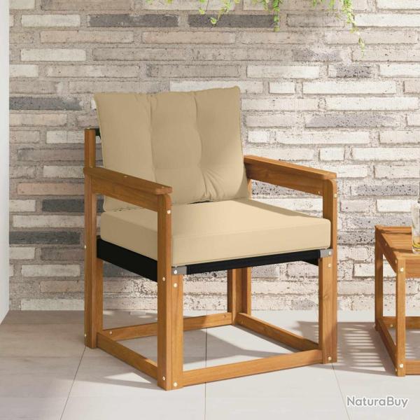 Canap� d'ext�rieur Bois d'acacia massif et Textil�ne Naturel