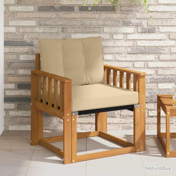 Canap� d'ext�rieur Bois d'acacia massif et Textil�ne Naturel