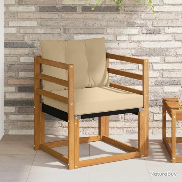 Canap� d'ext�rieur Bois d'acacia massif et Textil�ne Naturel