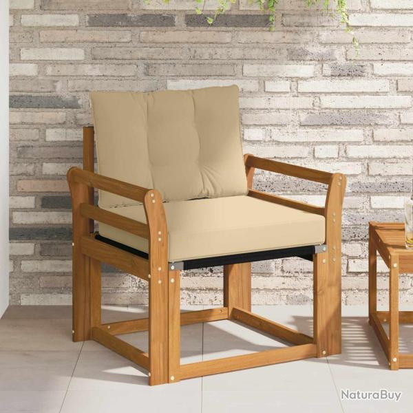 Canap� d'ext�rieur Bois d'acacia massif et Textil�ne Naturel