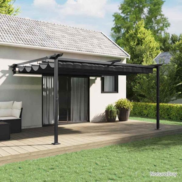 Pavillon Anthracite 400 x 300 x 200 cm Polyester