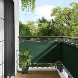 &Eacute;cran de balcon vert fonc&eacute; 75x700 cm 100% polyester oxford