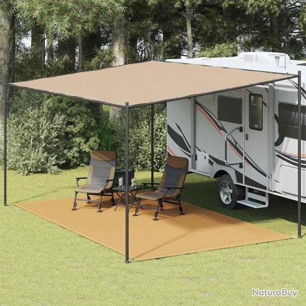 Tapis de tente sable 300x500 cm PEHD