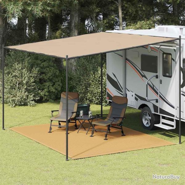 Tapis de tente sable 300x400 cm PEHD