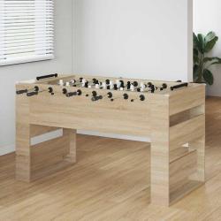Table de Foosball Ch&ecirc;ne Sonoma 146,5 x 74 x 85 cm