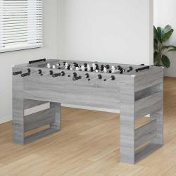 Table de Foosball Gris Sonoma 146,5 x 74 x 85 cm