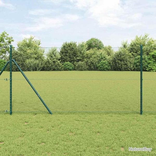 Poteau de cl�ture. Vert 100 x 1,2 m (treillis de 13 mm)