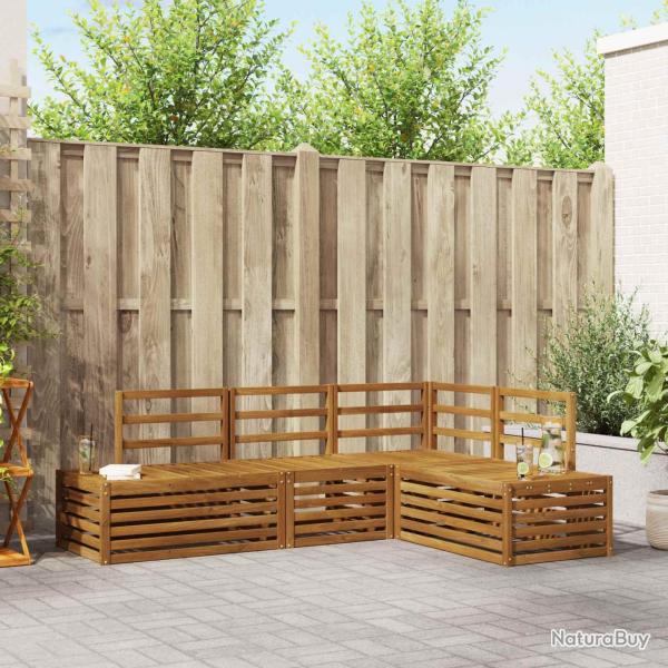 Ensemble de canap�s d'ext�rieur 4 Pi�ce Naturel