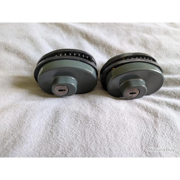 Verrou de pontet � clef