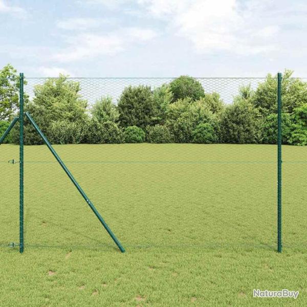 Poteau de cl�ture. Gris 50 x 1,5 m (maillage de 25 mm)