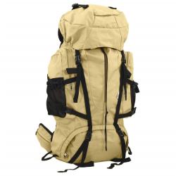 Sac &agrave; dos de randonn&eacute;e kaki 60 L tissu oxford