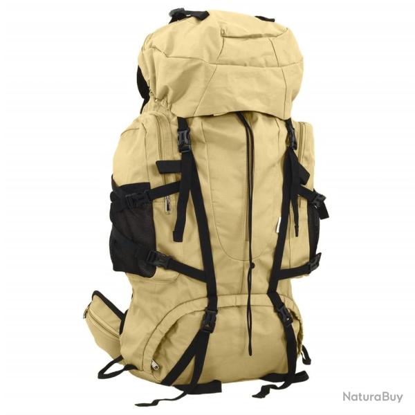 Sac � dos de randonn�e kaki 60 L tissu oxford