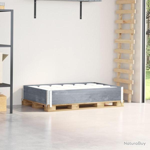 Collier de palette gris 120x80 cm bois de pin solide