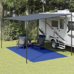 Tapis de tente 200x400 cm Bleu PEHD