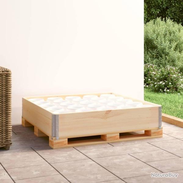 Collier de palette 100x100 cm Bois de pin solide