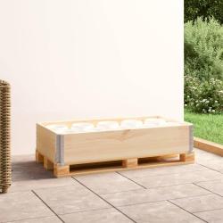 Collier de palette 50x100 cm Bois de pin solide