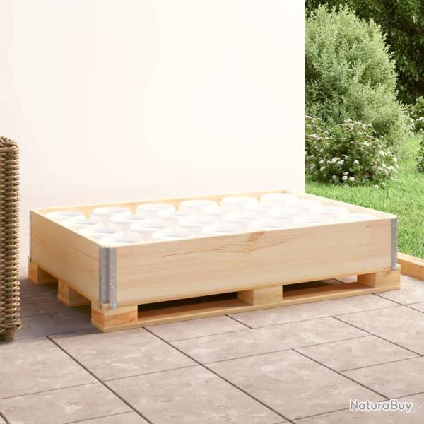 Collier de palette 80x120 cm Bois de pin solide