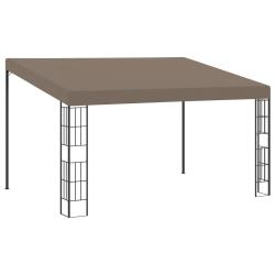 Belv&eacute;d&egrave;re mural 4x3 m Taupe Tissu