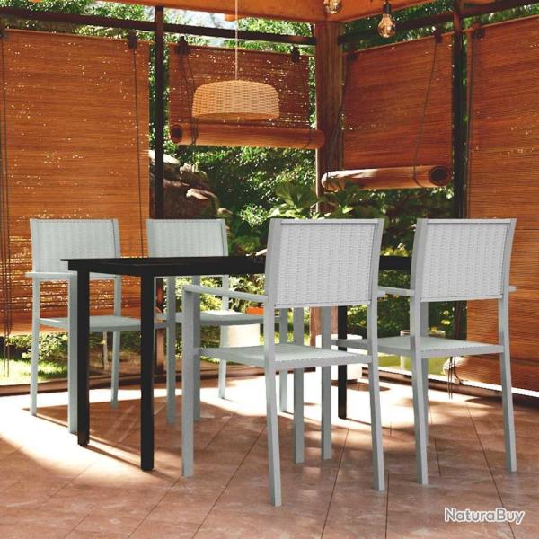 Ensemble � manger de jardin 5 pcs Blanc
