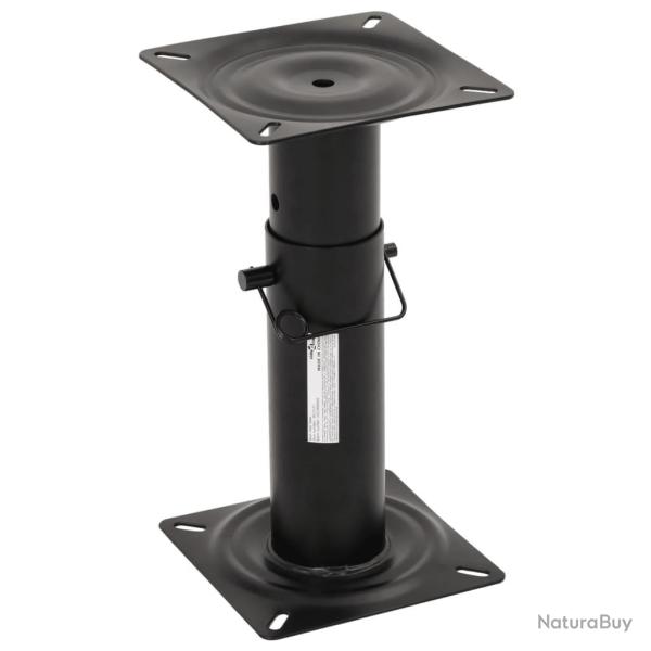 Pi�destal de si�ge de bateau r�glable 28-45,5 cm acier