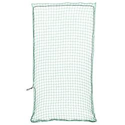 Filet pour remorque avec corde &eacute;lastique vert 8x3,5 m PP