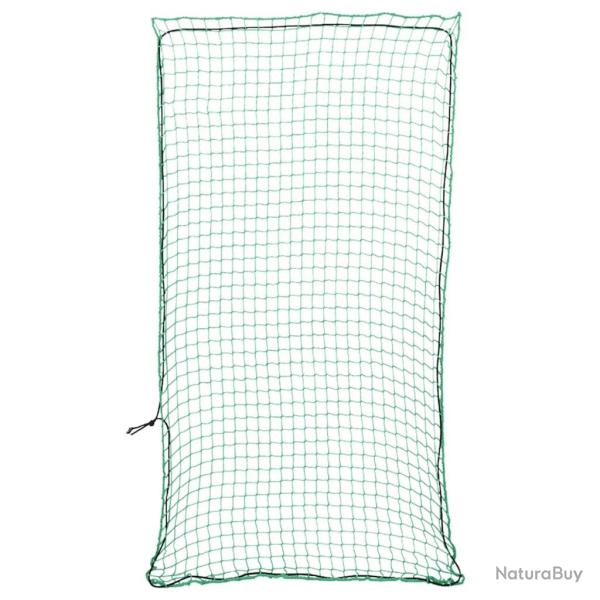Filet pour remorque avec corde �lastique vert 8x3,5 m PP