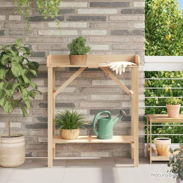 Table de rempotage Naturel 75 x 40 x 90 cm Bois de pin massif