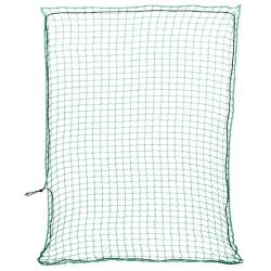 Filet pour remorque avec corde &eacute;lastique vert 3,5x3 m PP