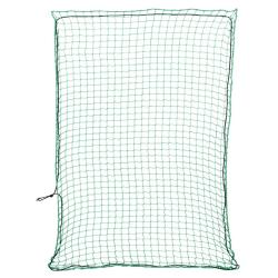 Filet pour remorque avec corde &eacute;lastique vert 4x3 m PP