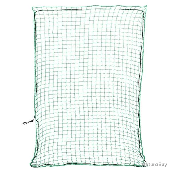 Filet pour remorque avec corde �lastique vert 4x3 m PP