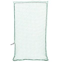 Filet pour remorque avec corde &eacute;lastique vert 6x3,5 m PP