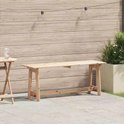 Banc ext&eacute;rieur Naturel 119 x 37 x 47 cm Bois de pin massif