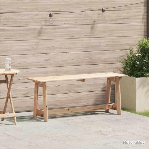 Banc ext�rieur Naturel 119 x 37 x 47 cm Bois de pin massif