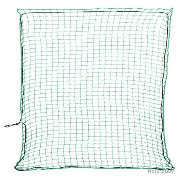 Filet pour remorque avec corde �lastique vert 4x4 m PP
