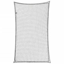 Filet pour remorque avec corde &eacute;lastique noir 5x3 m PP