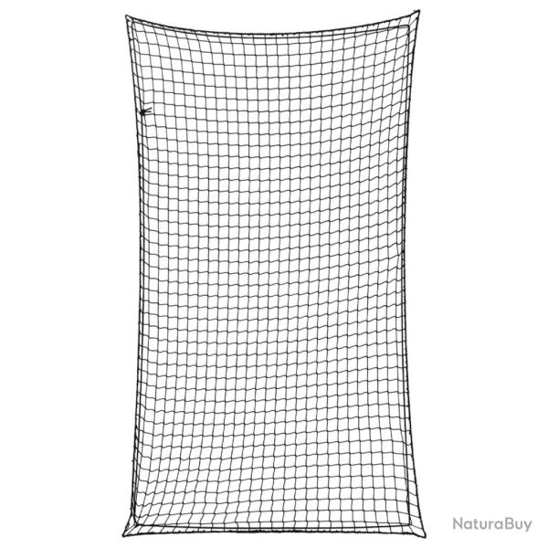 Filet pour remorque avec corde �lastique noir 3,5x2 m PP