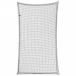 Filet pour remorque avec corde &eacute;lastique noir 6x3,5 m PP