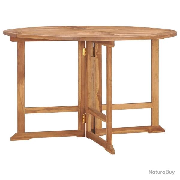 Table � d�ner de jardin pliable �110x75 cm Bois massif de teck