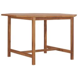 Table &agrave; d&icirc;ner de jardin 110x110x75 cm Bois massif de teck