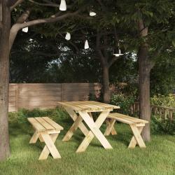 Banc de jardin 110 cm Bois de pin impr&eacute;gn&eacute;