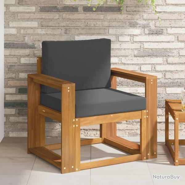 Canap� d'ext�rieur Bois d'acacia massif et polyester Naturel