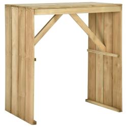 Table de bar 100x60x110 cm Bois de pin impr&eacute;gn&eacute;