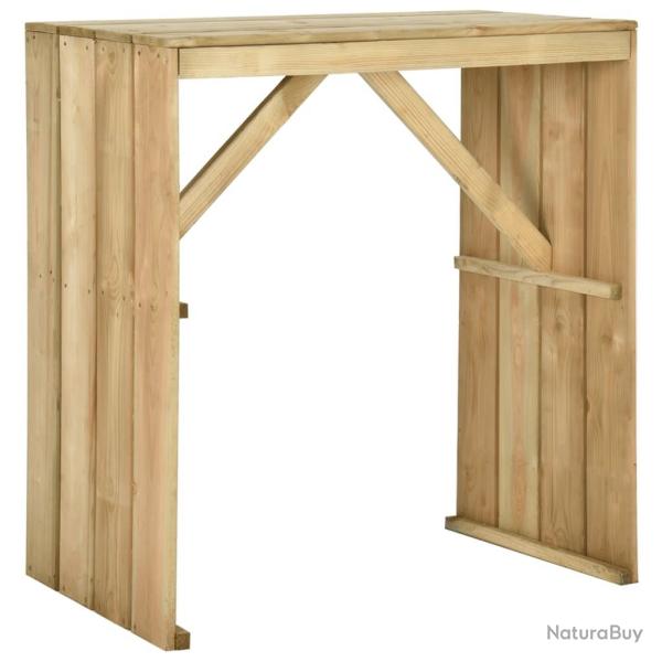 Table de bar 100x60x110 cm Bois de pin impr�gn�