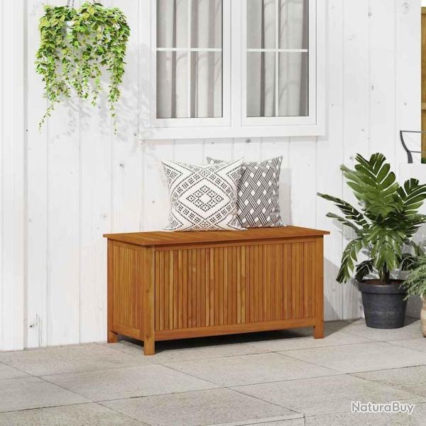 Bo�te de rangement de jardin 113x50x58 cm Bois d'acacia solide