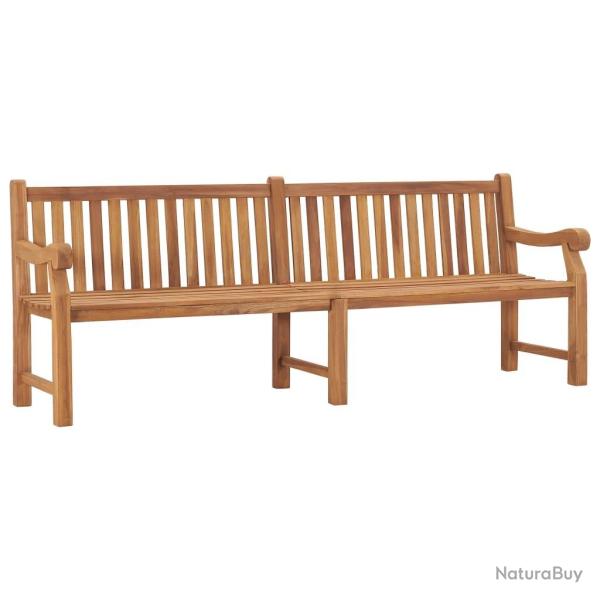 Banc de jardin 228 cm bois de teck solide