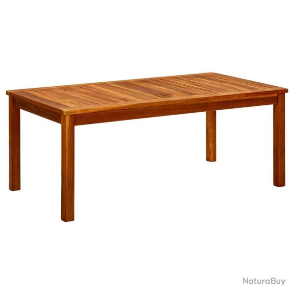 Table basse de jardin 110x60x45 cm Bois solide d'acacia