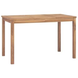 Table &agrave; d&icirc;ner de jardin 120x70x77 cm Bois de teck solide