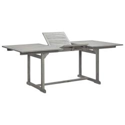 Table &agrave; d&icirc;ner de jardin (150-200)x100x75cm Bois d'acacia massif